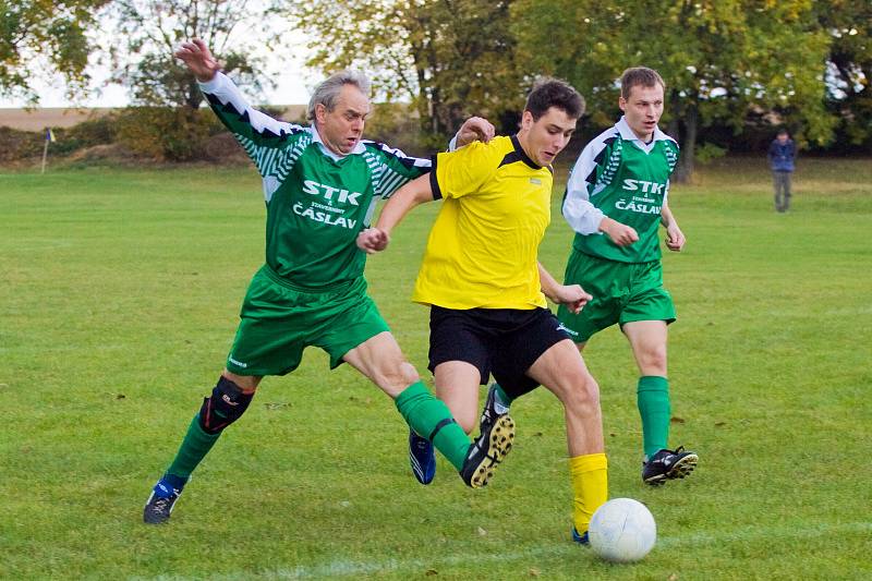 Z utkání III. třídy Miskovice - Horky 4:0, sobota 4. října 2008