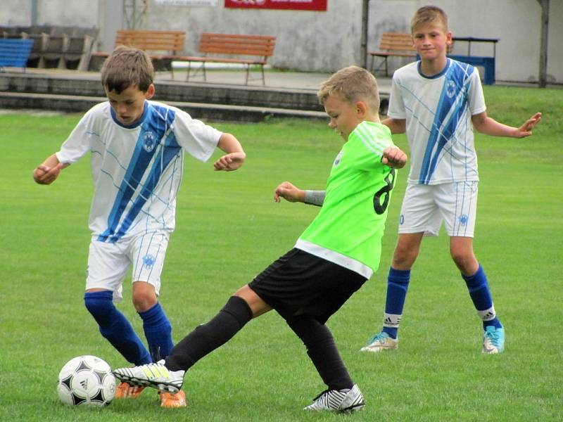 Okresní přebor starších přípravek, sobota 2. září 2017, turnaj ve Vrdech: FK Čáslav B - TJ Slavoj Vrdy 11:3.