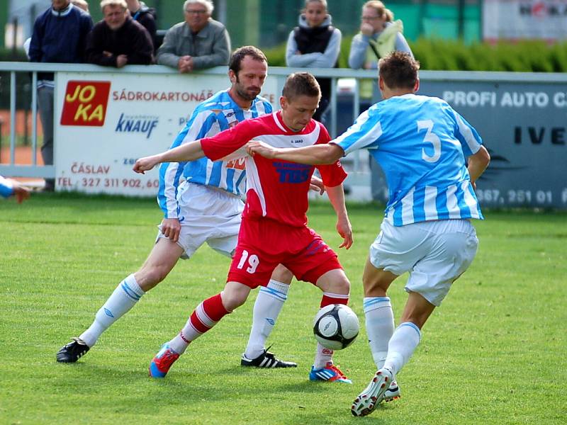 II. liga: Čáslav - Varnsdorf 0:0, 13. května 2012.