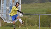 Utkání 7. kola okresního fotbalového přeboru: Zbraslavice - Sázava B 2:3.