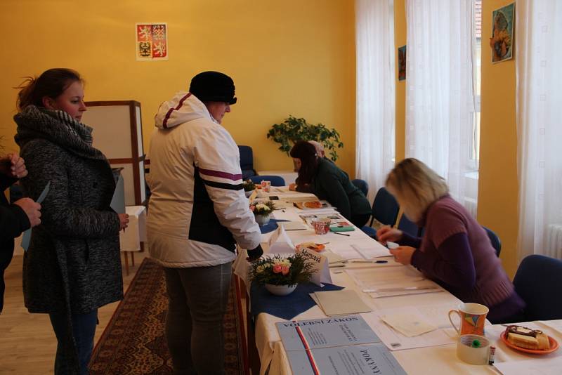 Prezidentské volby 2018 v Chotusicích v sobotu 13. ledna.