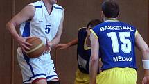 18. kolo basketbalové KP 1: Kutná Hora - Mělník 69:68, 29. ledna 2012.