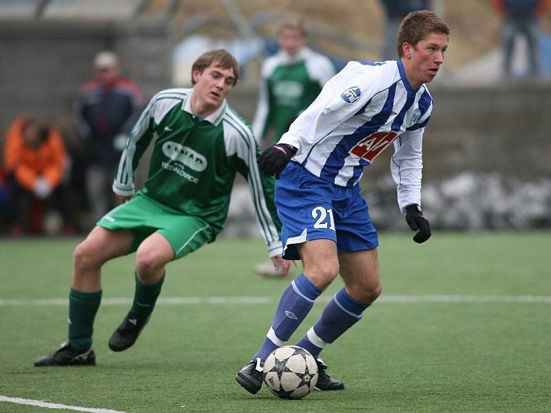 Z utkání fotbalové I.A třídy Čáslav B - Rožďalovice (3:0).