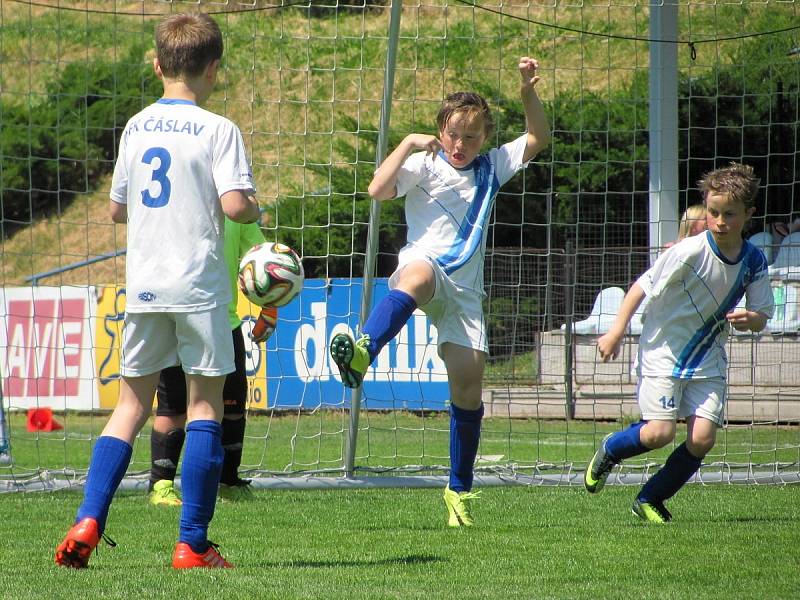 Okresní přebor starších přípravek, sobota 3. června 2017, turnaj v Čáslavi: FK Čáslav – Sparta Kutná Hora 1:6.