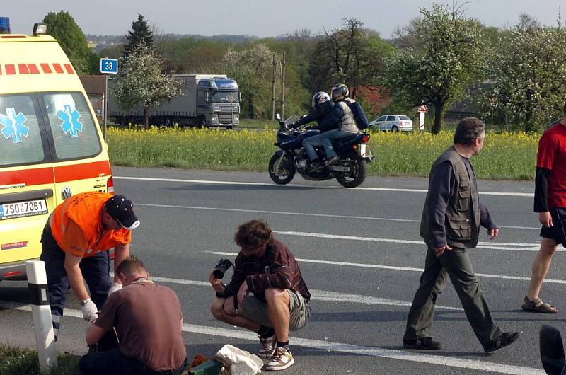 Smrtelná nehoda u Kalabousku