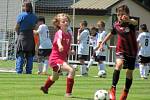 Z fotbalového mistrovského turnaje starších přípravek v Čáslavi: FK Čáslav dívky - Sparta Kutná Hora A 2:14.