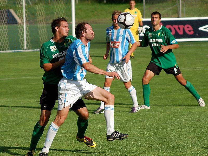 3. kolo II. ligy: Zenit Čáslav - Baník Sokolov, 15. srpna 2010.