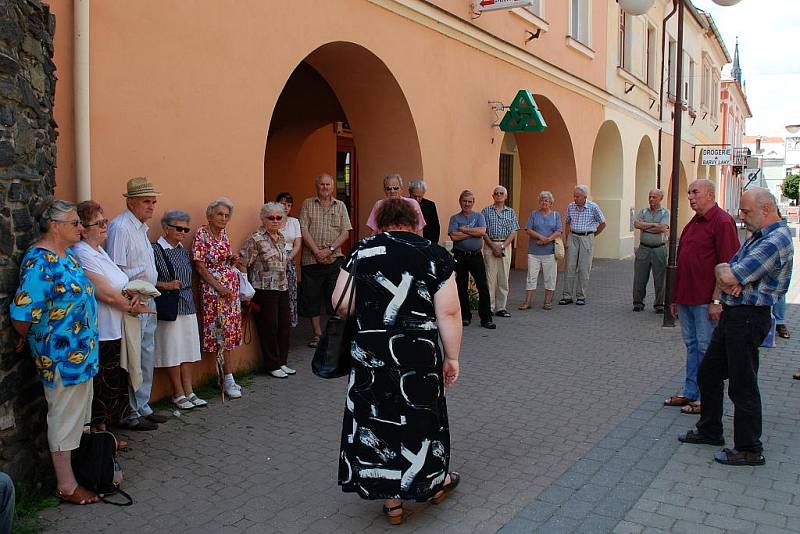 Setkání u příležitosti rekonstrukce památníku Matouše Ulického v Čáslavi.