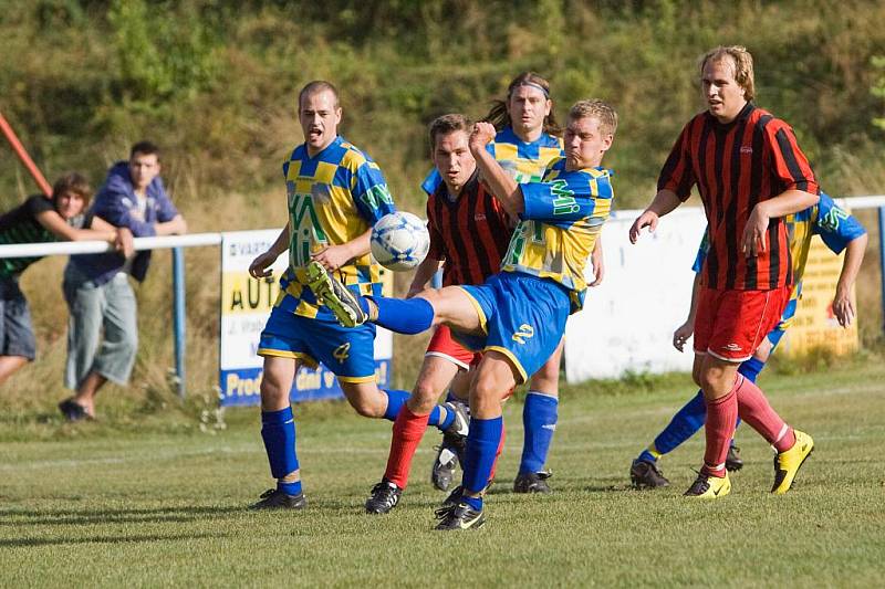 Fotbal OP: Kaňk - K. Hora B 3:2, sobota 29. srpna 2009