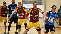 Extraligová házená v Kutné Hoře: Dukla Praha - Brno 34:21 (16:10). Za Duklu nastoupil kutnohorský odchovanec Ondřej Šimůnek, který si připsal tři branky.