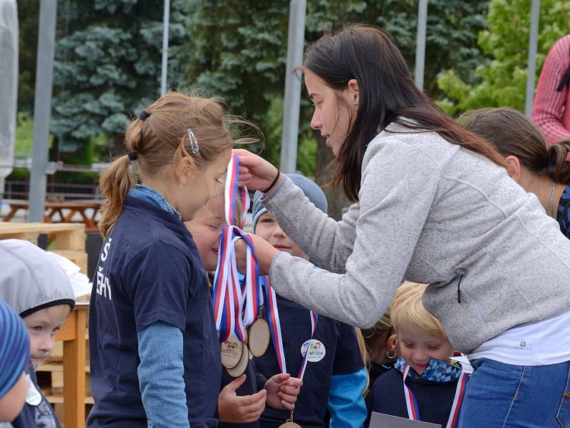 Sportovní klání mateřinek ve Zbraslavicích