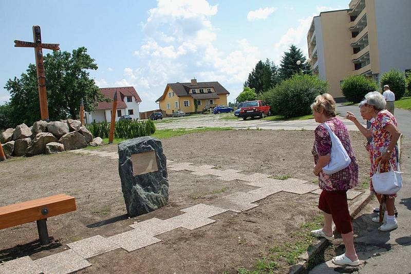 Setkání u příležitosti rekonstrukce památníku Matouše Ulického v Čáslavi.