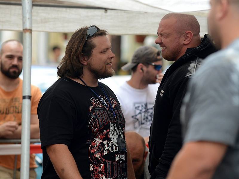 Závody strongman profi 2016 v Kutné Hoře, 18. června 2016.