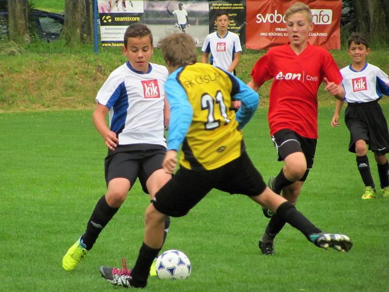 První finále okresního přeboru mladších žáků, neděle 4. června 2017: Sokol Družba Suchdol - FK Čáslav E 1:7.