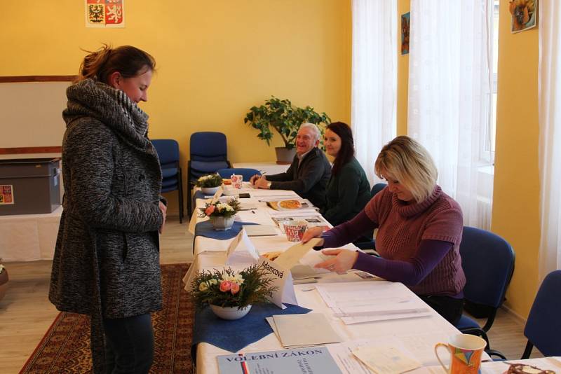 Prezidentské volby 2018 v Chotusicích v sobotu 13. ledna.