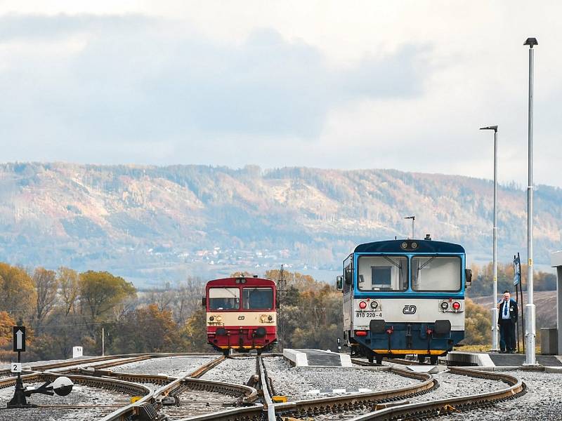 Opravená železniční trať 236 Čáslav - Třemošnice.