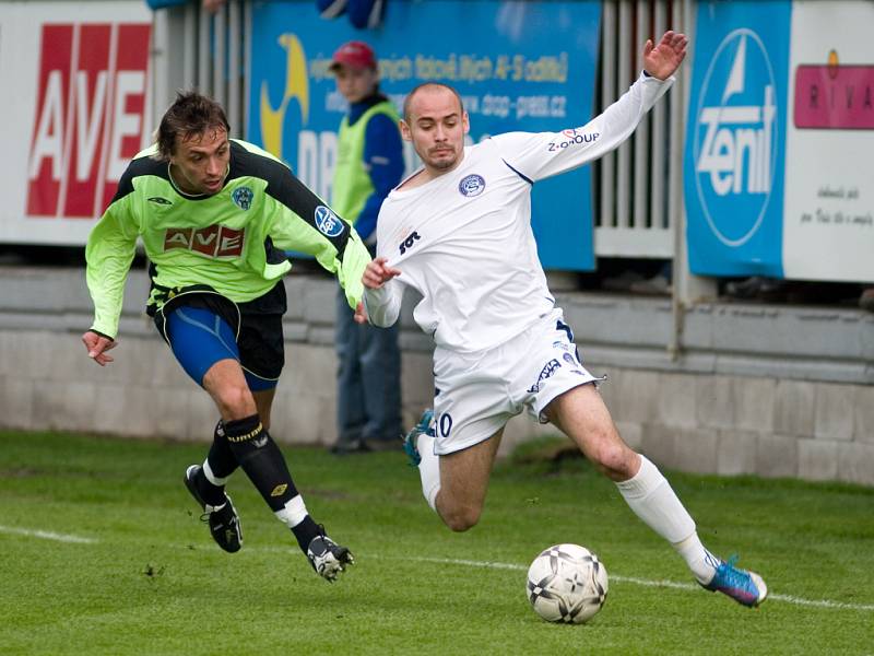 Z utkání II. ligy Čáslav - Slovácko (2:1)