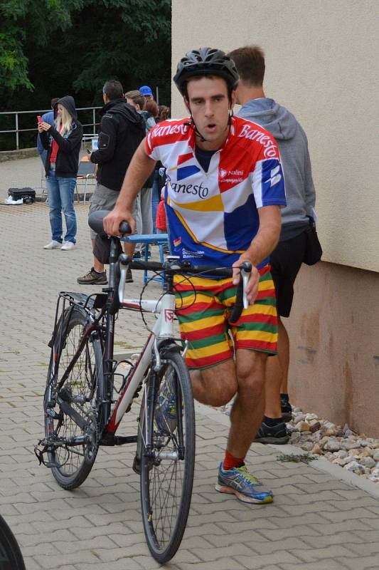 Čáslavský duatlon zdolalo šedesát pět sportovců.