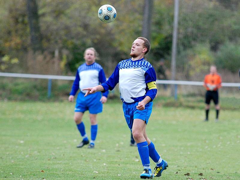 10. kolo IV. třídy B: Kaňk B - Zbraslavice B, 24. října 2010.