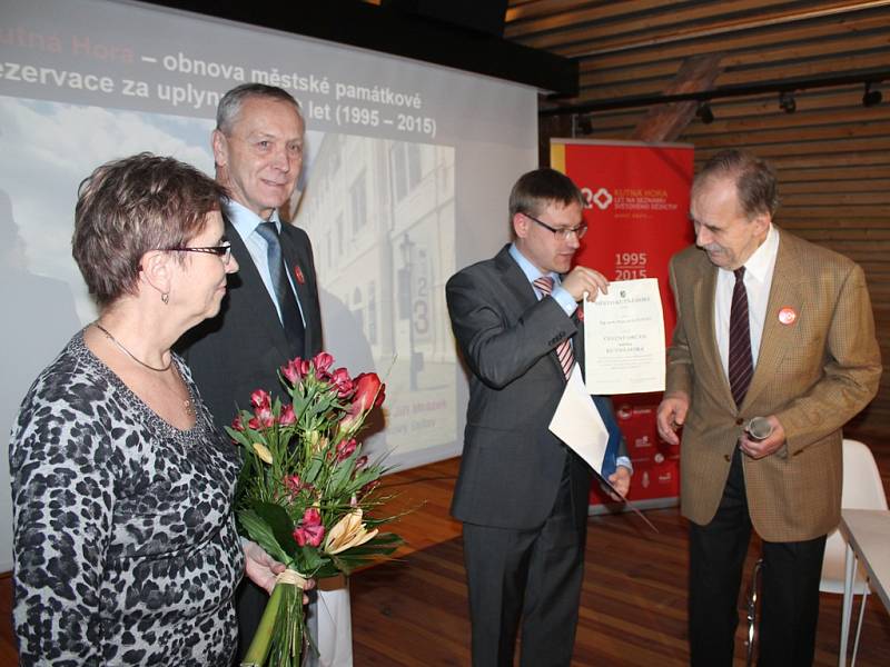 Slavnostní zakončení oslav 20. výročí vstupu Kutné Hory do UNESCO v galerii GASK.