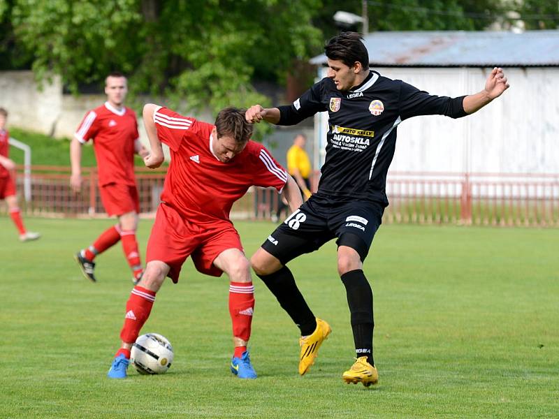 Semifinále Poháru OFS: Kutná Hora B - Malešov 2:1 (0:1), 18. května 2016.