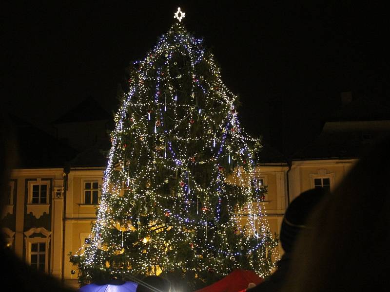 Rozsvícení vánočního stromu v Kutné Hoře