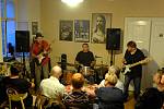 Holandští muzikanti John Slim Houtbraken zahráli v Blues Café. Foto: Lukáš Bečán