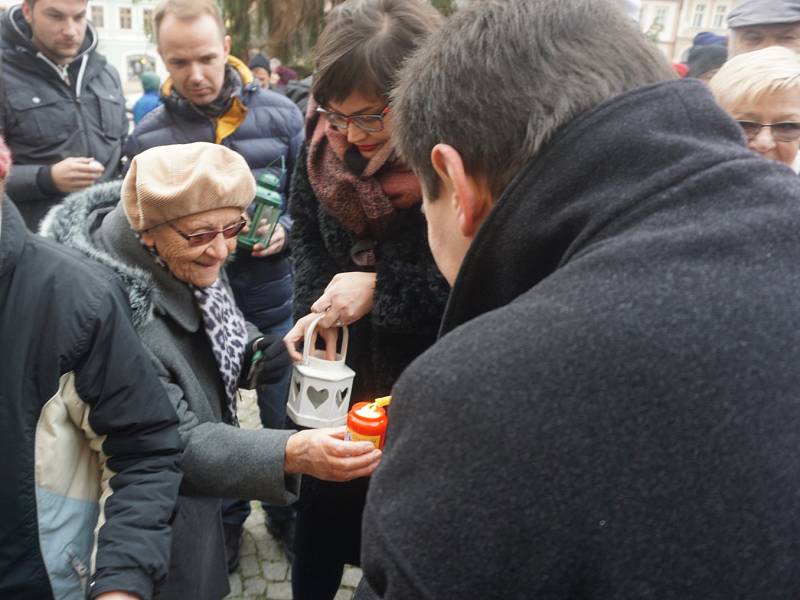 Slavnost s Betlémským světlem 24. prosince 2016 v Kutné Hoře