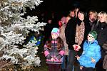 Rozsvícení vánočního stromu v Hlízově