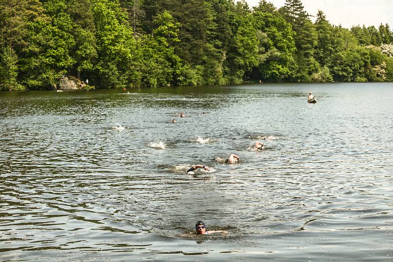 Z 12. ročníku terénního triatlonu 'Welas Triatlák' u Velkého rybníka.