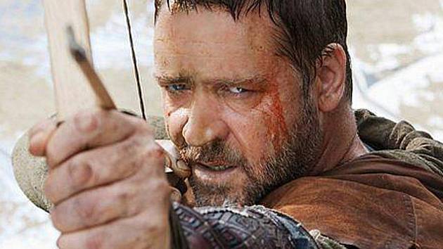 Russel Crowe jako Robin Hood.