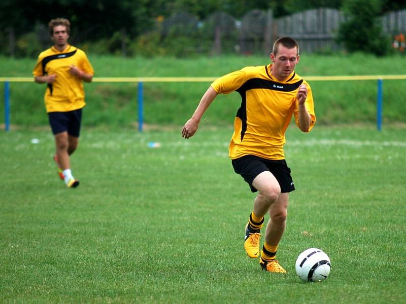 Turnaj malého fotbalu v Nových Dvorech, 13. července 2013.