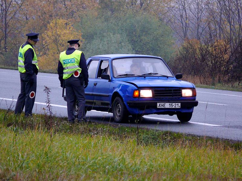 Výcvik frekventantů policejní školy u Čáslavi