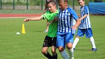 Fotbalový přípravný zápas mladších žáků U13: FK Čáslav - FK Admira Praha 13:2 (4:1, 3:1, 6:0).