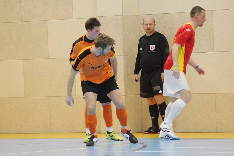 Z futsalového utkání Krajského přeboru Kutná Hora - Benešov