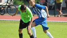 Fotbalový přípravný zápas mladších žáků U13: FK Čáslav - FK Admira Praha 13:2 (4:1, 3:1, 6:0).