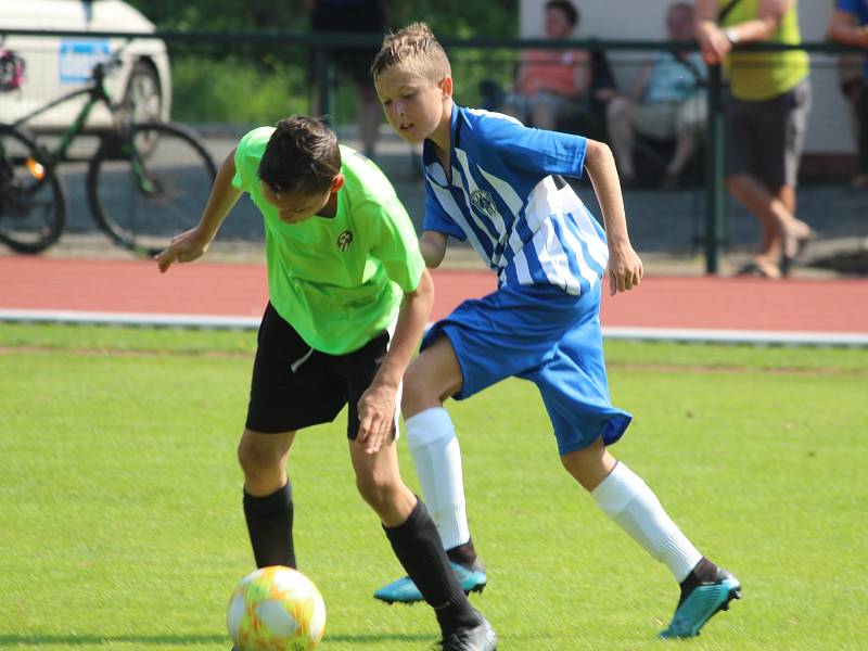 Fotbalový přípravný zápas mladších žáků U13: FK Čáslav - FK Admira Praha 13:2 (4:1, 3:1, 6:0).