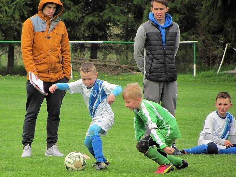 Okresní přebor starších přípravek, sobota 15. dubna 2017, turnaj v Bílém Podolí: FK Čáslav E - FC Bílé Podolí 6:3.