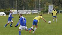 Utkání 7. kola okresního fotbalového přeboru: Zbraslavice - Sázava B 2:3.