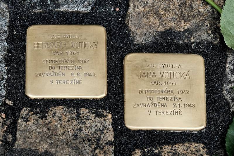 Stolpersteiny v Kutné Hoře.