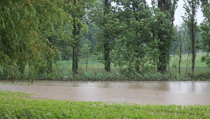 Prudké deště se na Kutnohorsku podepsaly 28. 5. 2014