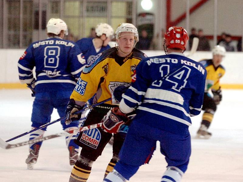 Kolín - Kutná Hora, první zápas play off druhé hokejové ligy, 10. 3. 2010