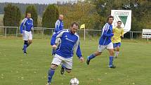 Utkání 7. kola okresního fotbalového přeboru: Zbraslavice - Sázava B 2:3.