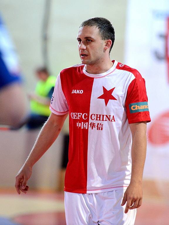 II. zápas semifinále play off CHANCE futsal ligy: SK Slavia Praha - FC Benago Zruč n. S. 7:2 (3:1), 10. května 2016.