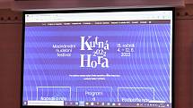 Z tiskové konference k Mezinárodnímu hudebnímu festivalu Kutná Hora 2022.