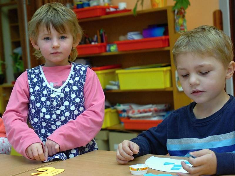 Děti z Mateřské školy Vlastějovice.