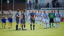 Z utkání Čáslav - Opava 2:3.