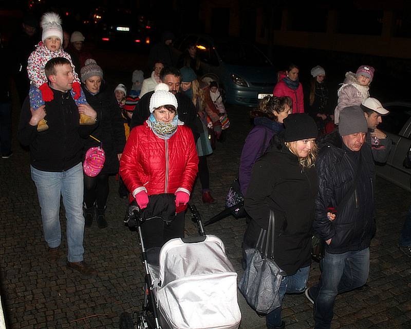 Svatomartinský průvod prošel centrem města.