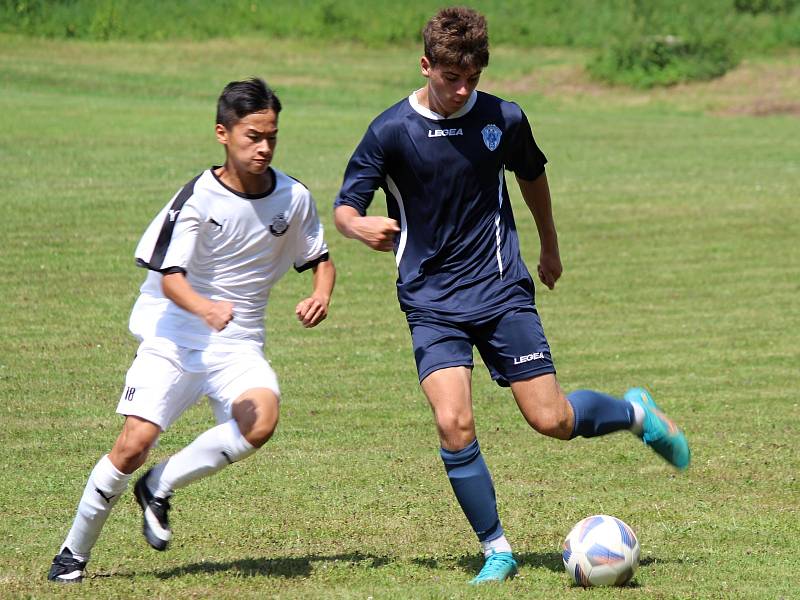 Fotbalový přípravný zápas mladších dorostenců kategorie U17: FK Čáslav - FK Maraton Pelhřimov 8:2 (3:2)..