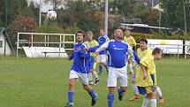 Utkání 7. kola okresního fotbalového přeboru: Zbraslavice - Sázava B 2:3.